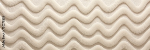 Ivory zig-zag wave pattern carpet texture background