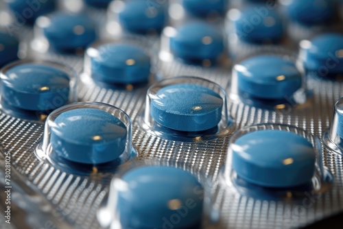 blue drugs or medicines design professional photography