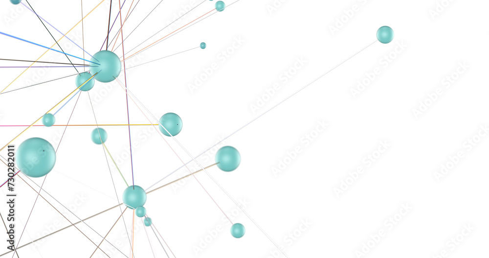 Abstract 3d render, network concept, background Abstract 3d render, network concept, background