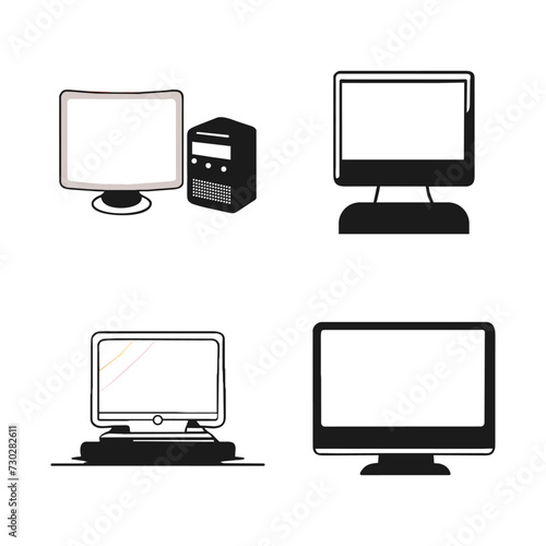 Computer vector icon