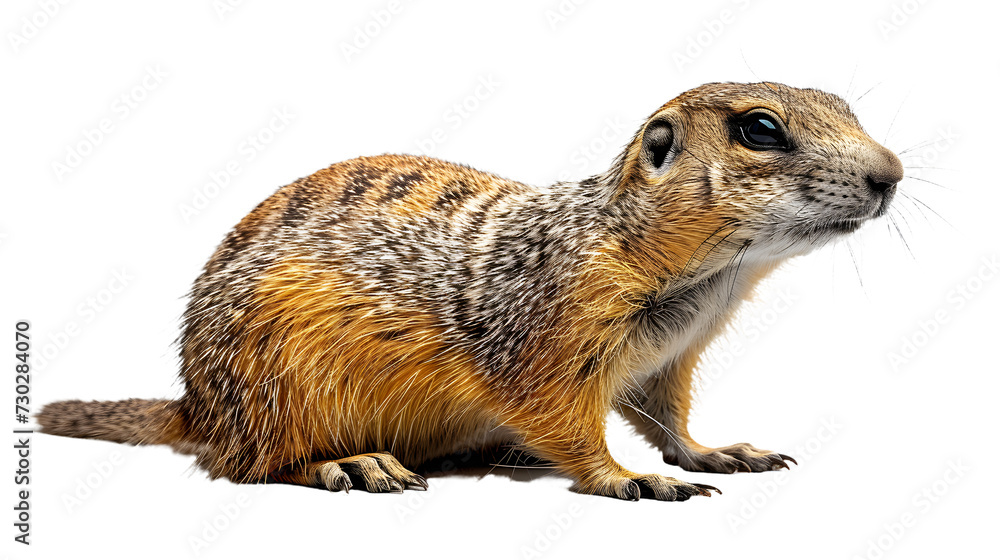 Close Up of a Small Animal on a White Background Close Up of a Small Animal on a White Background