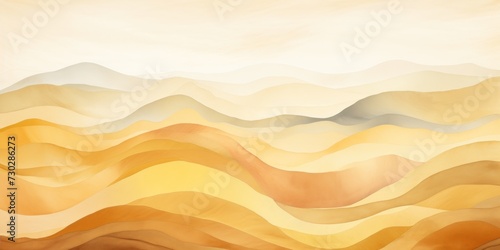 a watercolor background with various waves and wave shapes