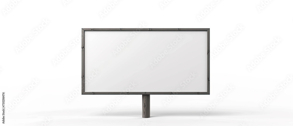 blank billboard on white background blank billboard on white background