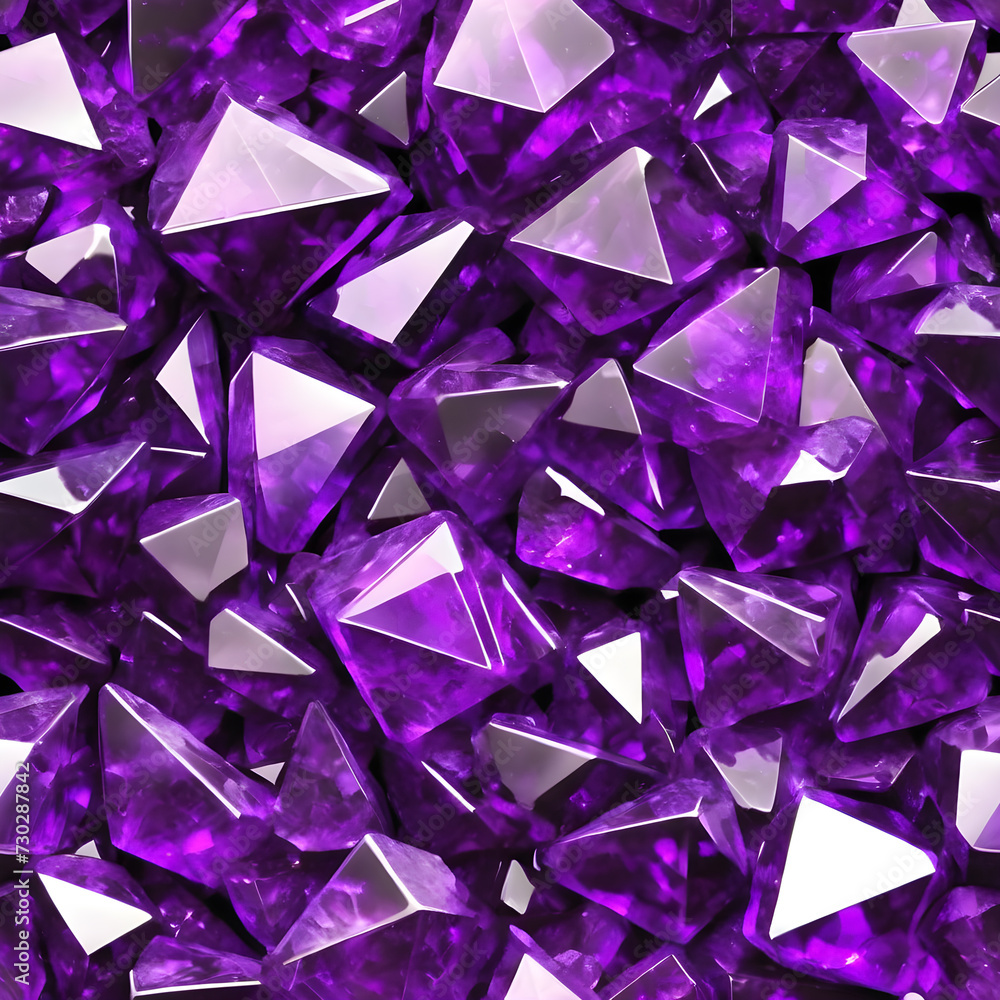 3d render of abstract background with purple amethyst crystals. 3d render of abstract background with purple amethyst crystals.