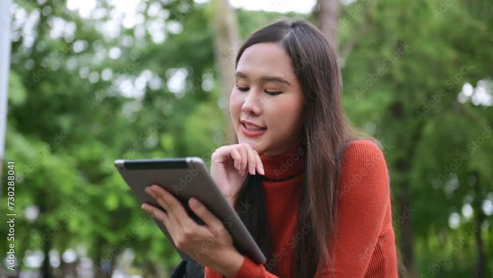 Smiling college student outdoors, holding books in the urban city, exuding beauty and confidence Smiling college student outdoors, holding books in the urban city, exuding beauty and confidence
