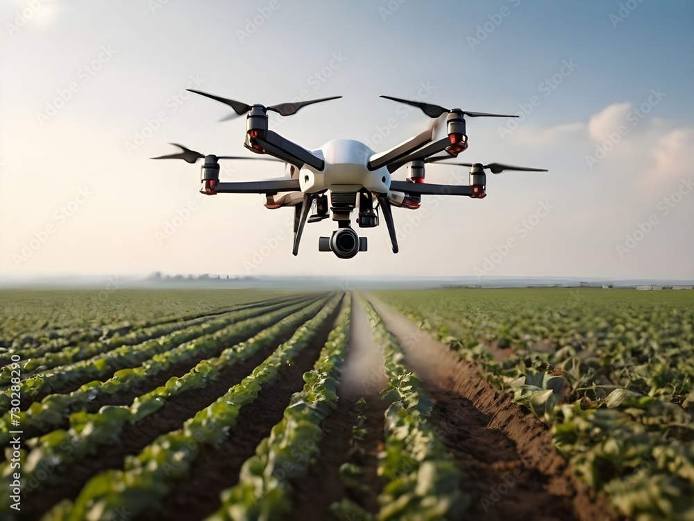 Drone Technology Enhancing Agriculture,AI generated image Drone Technology Enhancing Agriculture,AI generated image