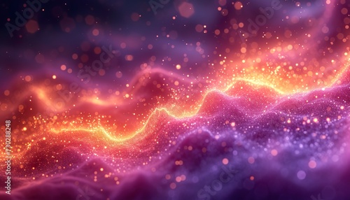 Quantum Foam Texture Abstract - Futuristic Microscopic Background, Science & Quantum Realm Art