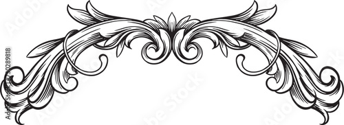 heraldic baroque motif 2