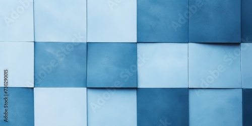 Azure wall with shadows on it  top view