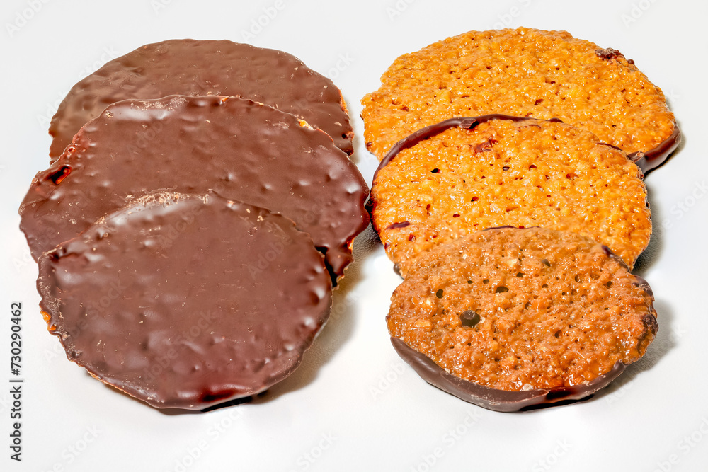 typical cookies from Asturias, Spain, made with almonds, milk and other ingredients called muscovites typical cookies from Asturias, Spain, made with almonds, milk and other ingredients called muscovites