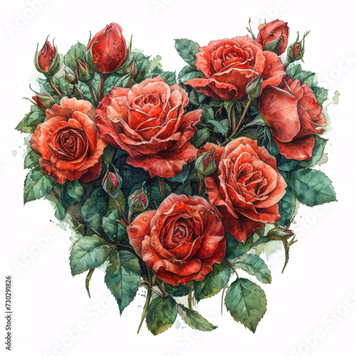 Red Rose Flowers Heart Shape Love Struck A Valentine s Affair 