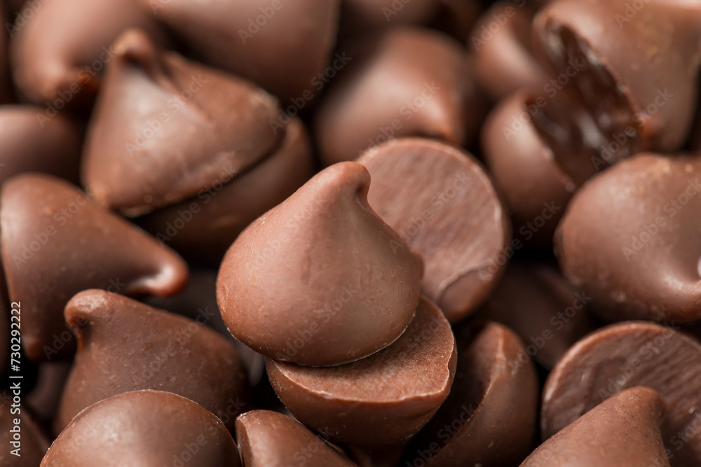 Fototapeta premium Sweet Milk Chocolate Chips