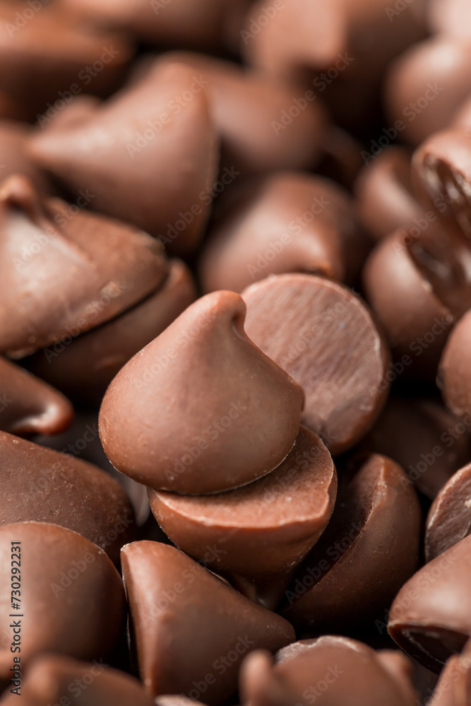 Fototapeta premium Sweet Milk Chocolate Chips