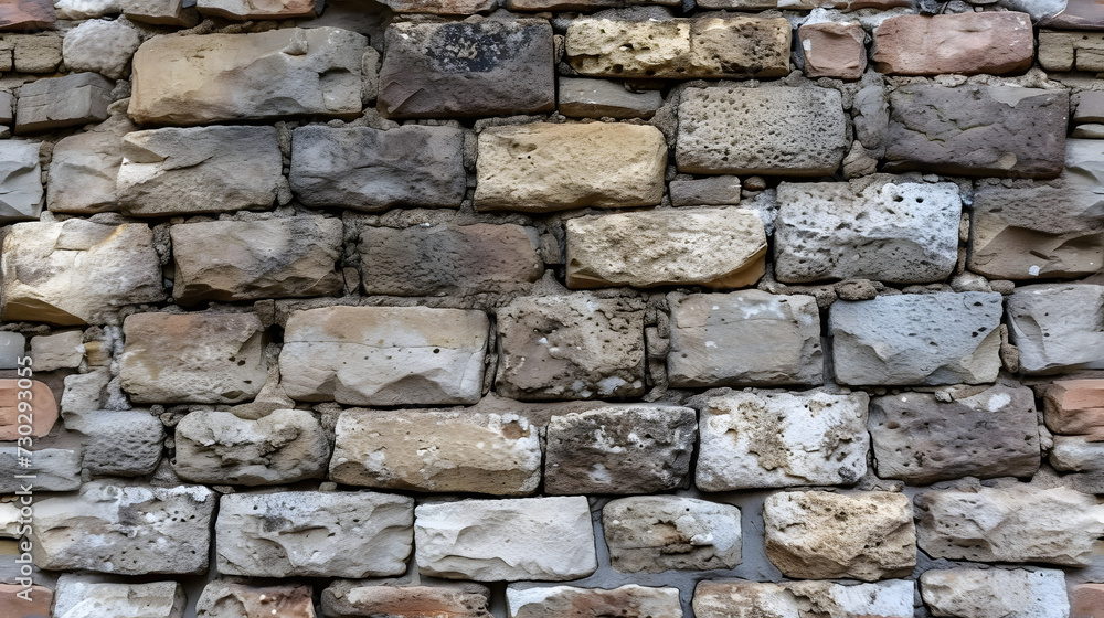 Fototapeta premium Multicolored Brick Wall