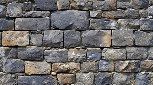 A Stone Wall Made of Small Rocks