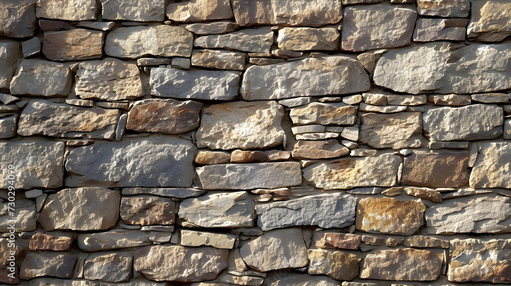 Fototapeta premium Stone Wall Without Mortar