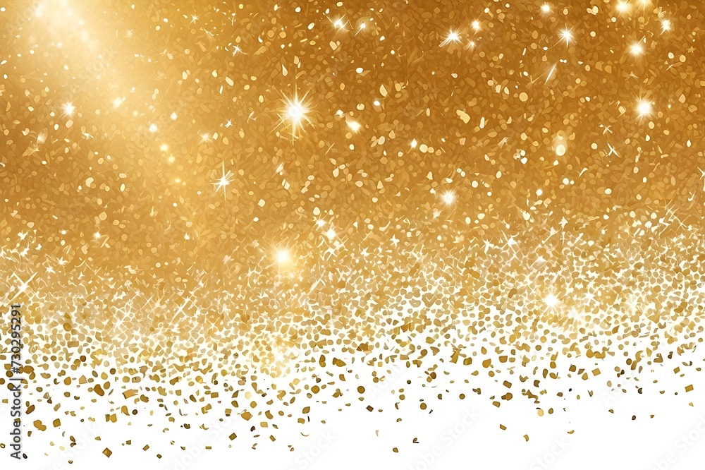 golden color background with stars