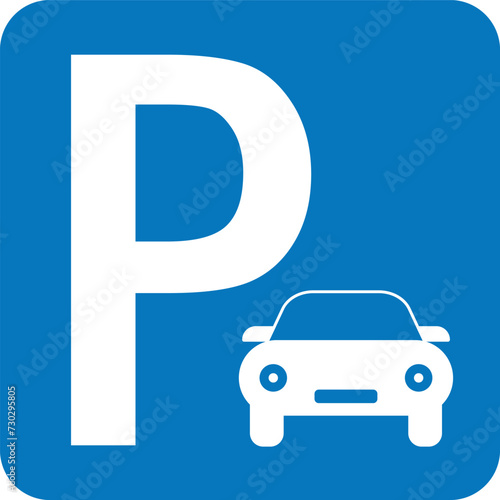 "Efficiently communicate parking areas with our Car Parking Icon – Clear symbol for designated parking spaces. Ideal for traffic and urban transportation visuals."