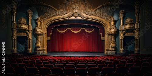 Empty auditorium or theater 