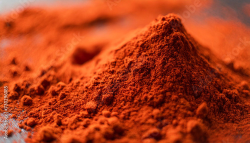 red paprika powder background with rich texture, perfect for culinary concepts and spicy food imagery