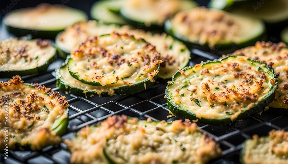 Baked Garlic Parmesan Zucchini Chips Baked Garlic Parmesan Zucchini Chips