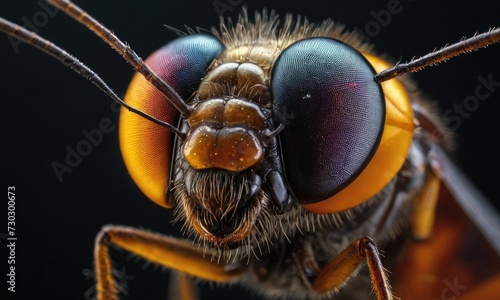 Intricate Elegance: Ultra HD Microscopic Wasp Detail - Unmatched Precision for Your Design Masterpieces