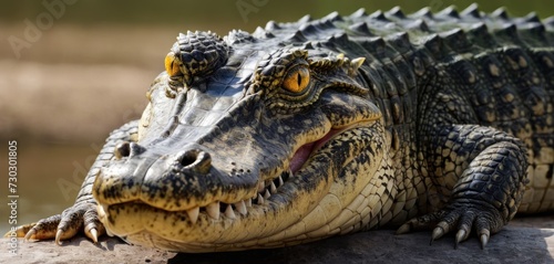 a close up of an alligator s head with it s mouth open and it s eyes wide open.