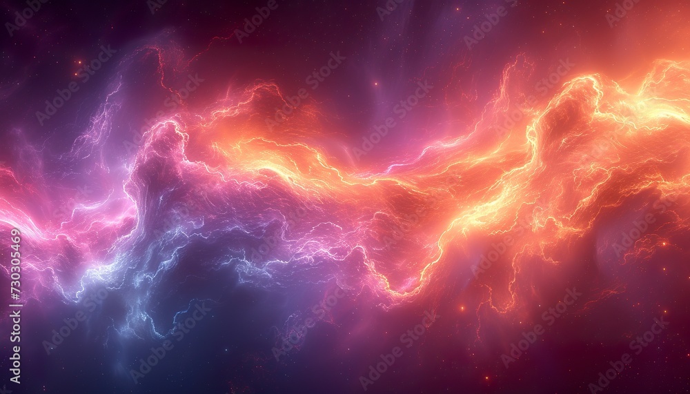 Vibrant Fluid Energy Flow Background - Dynamic Plasma Energy Waves Abstract, energy abstract