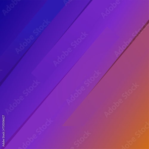 Minimal geometric background with gradient color. Dynamic shapes composition