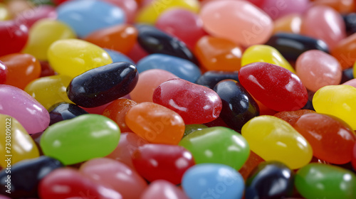 burst of color and sweetness as the screen comes alive with a vibrant display of assorted jelly beans