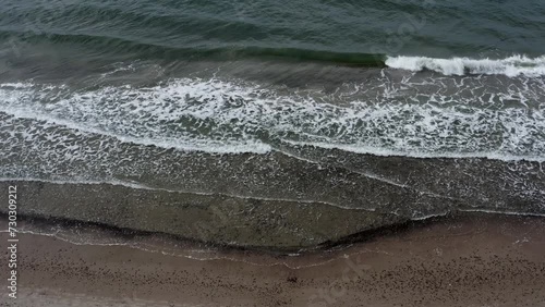 Drone flight on the Danish North Sea coast