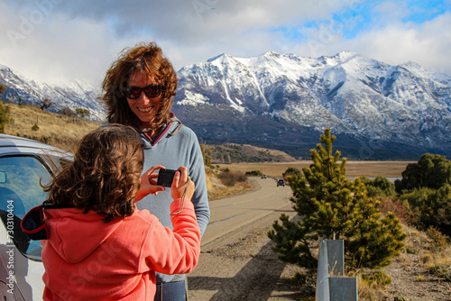 couple on the top of the mountain