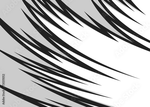 Abstract background with curved spike line pattern and with some copy space area photo
