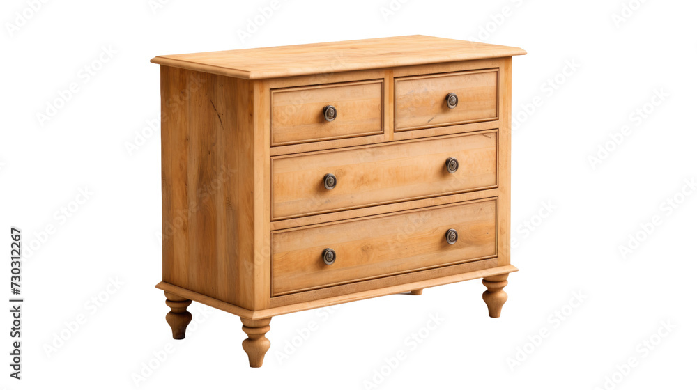 Chest of drawers isolated on white or transparent background Chest of drawers isolated on white or transparent background