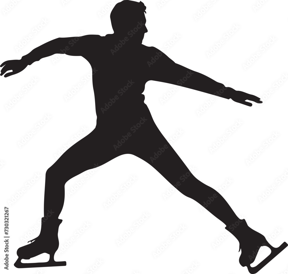 figure skating silhouette vector illustration figure skating silhouette vector illustration