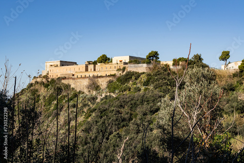 The prison for youths on the island of Nisida at Posillipo, Naples, Italy photo