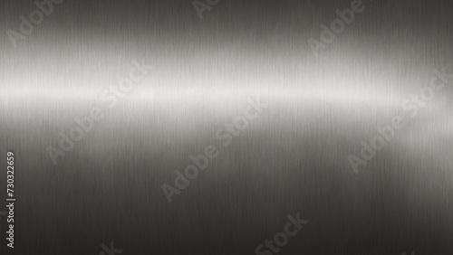 Stainless steel texture with shine. Silver steel background. Metal