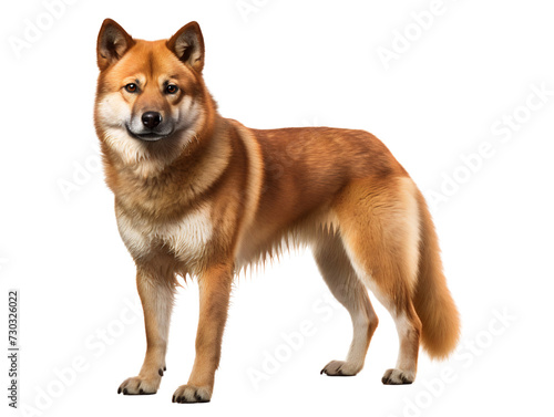 Robust Akita, isolated on a transparent or white background