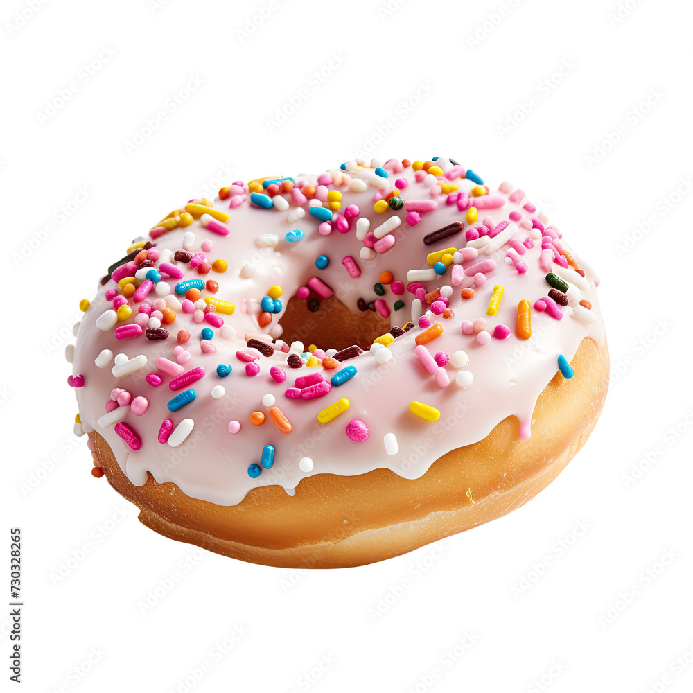 Donut on transparent background Donut on transparent background