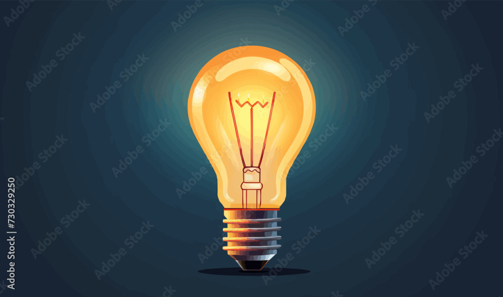 light bulb isolated vector style illustration light bulb isolated vector style illustration
