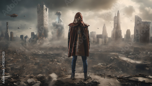 portrait of a woman in the woods