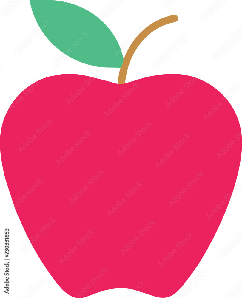 Fototapeta premium an apple, icon