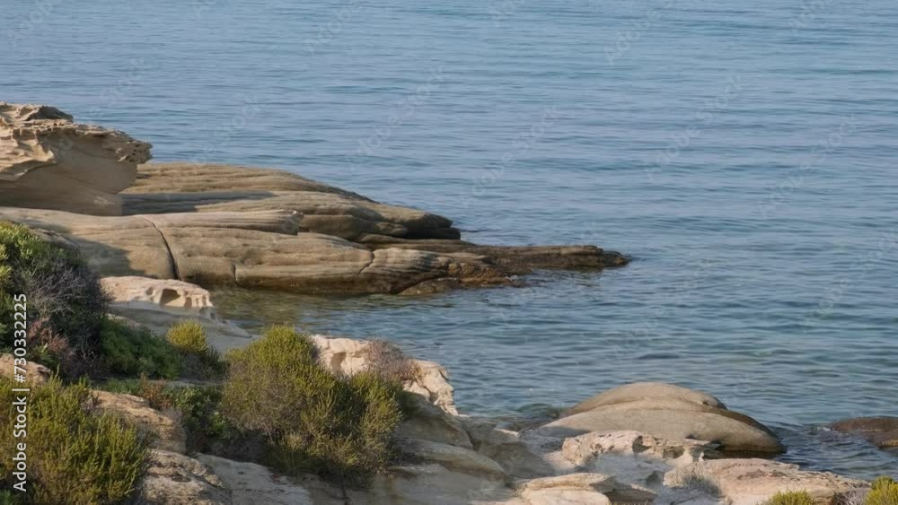 Beautiful crystal clear sea at summer day Beautiful crystal clear sea at summer day
