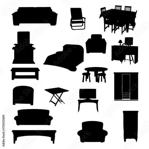 Furniture SVG Bundle, Instant Digital Download vector files
