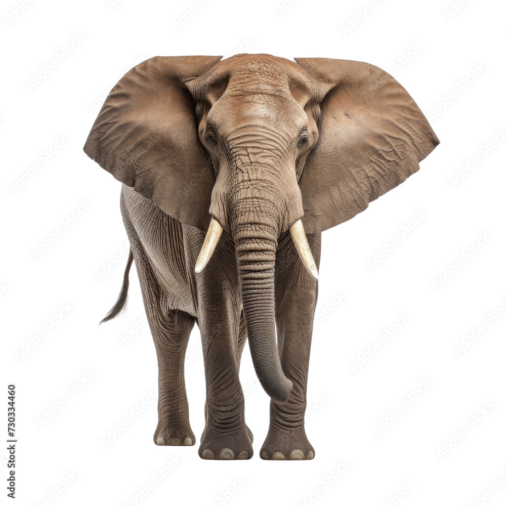 Elephant on transparent background