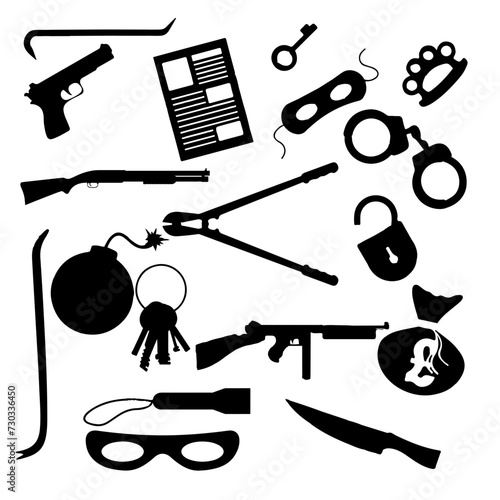 Gangster Equipment svg, Gangster Equipments svg, Gangster svg, Equipment
