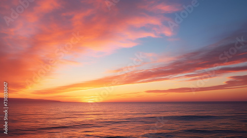 Beautiful evening sky and sun set image © SF