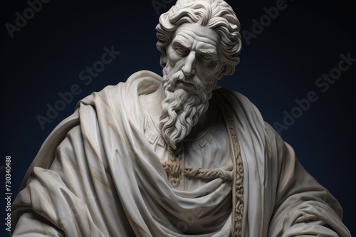 Zacharias Janssen marble statue
