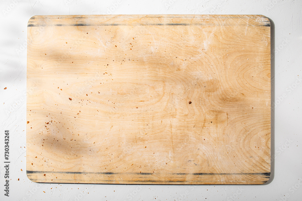 © Bidwell Studio - Bakery board on white plaster background
