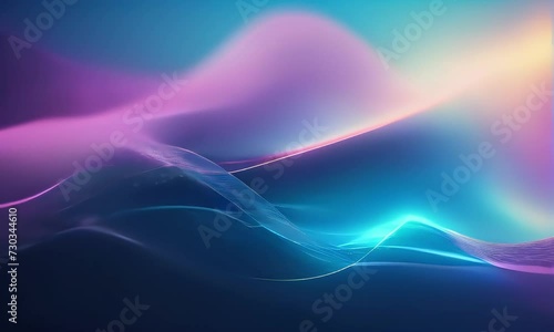 Futuristic Fusion: Seamless Holographic Liquid Motion